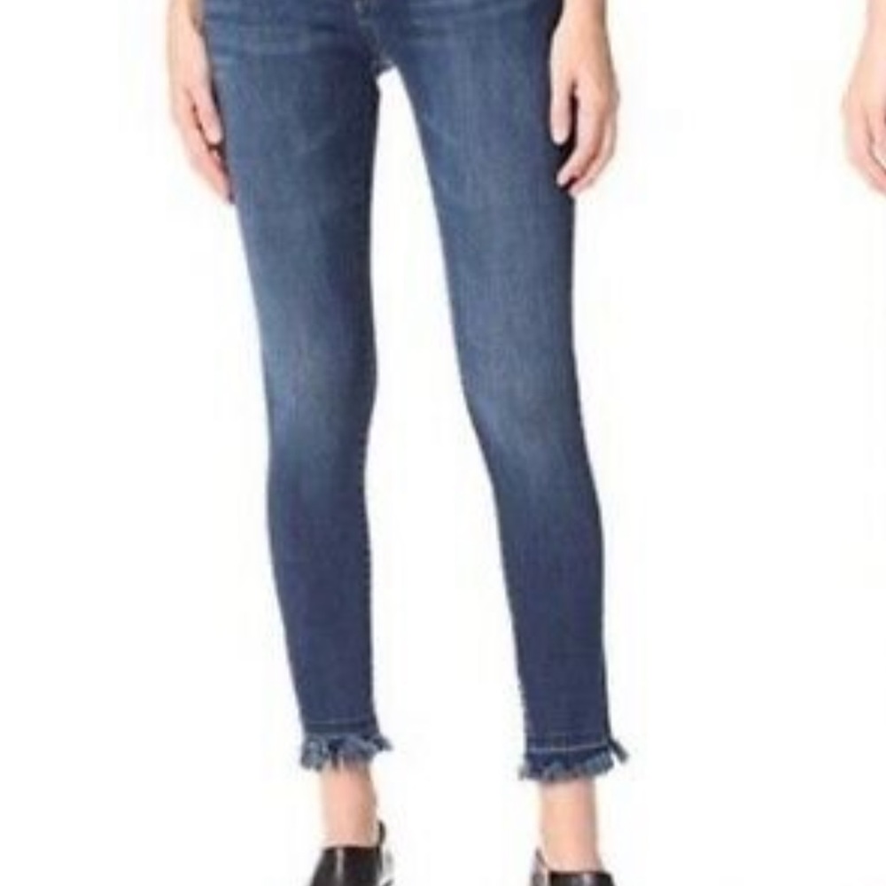 DL1961 Margaux Instasculpt Ankle Skinny Frayed Hem Jeans